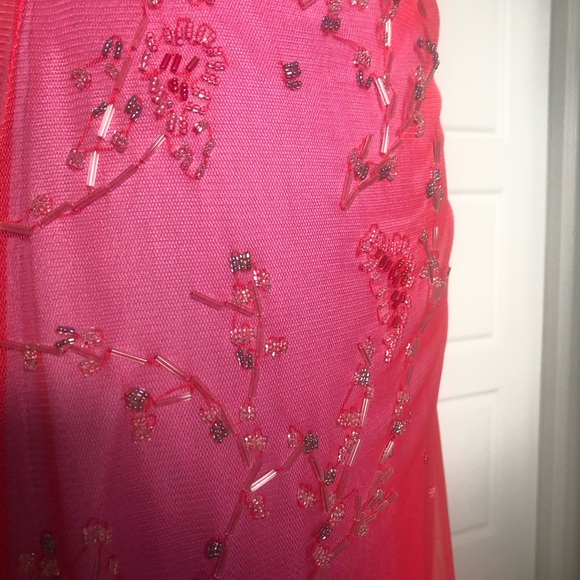 Gorgeous Beaded Cherry Blossom Open-Back Gown - Picture 5 of 7